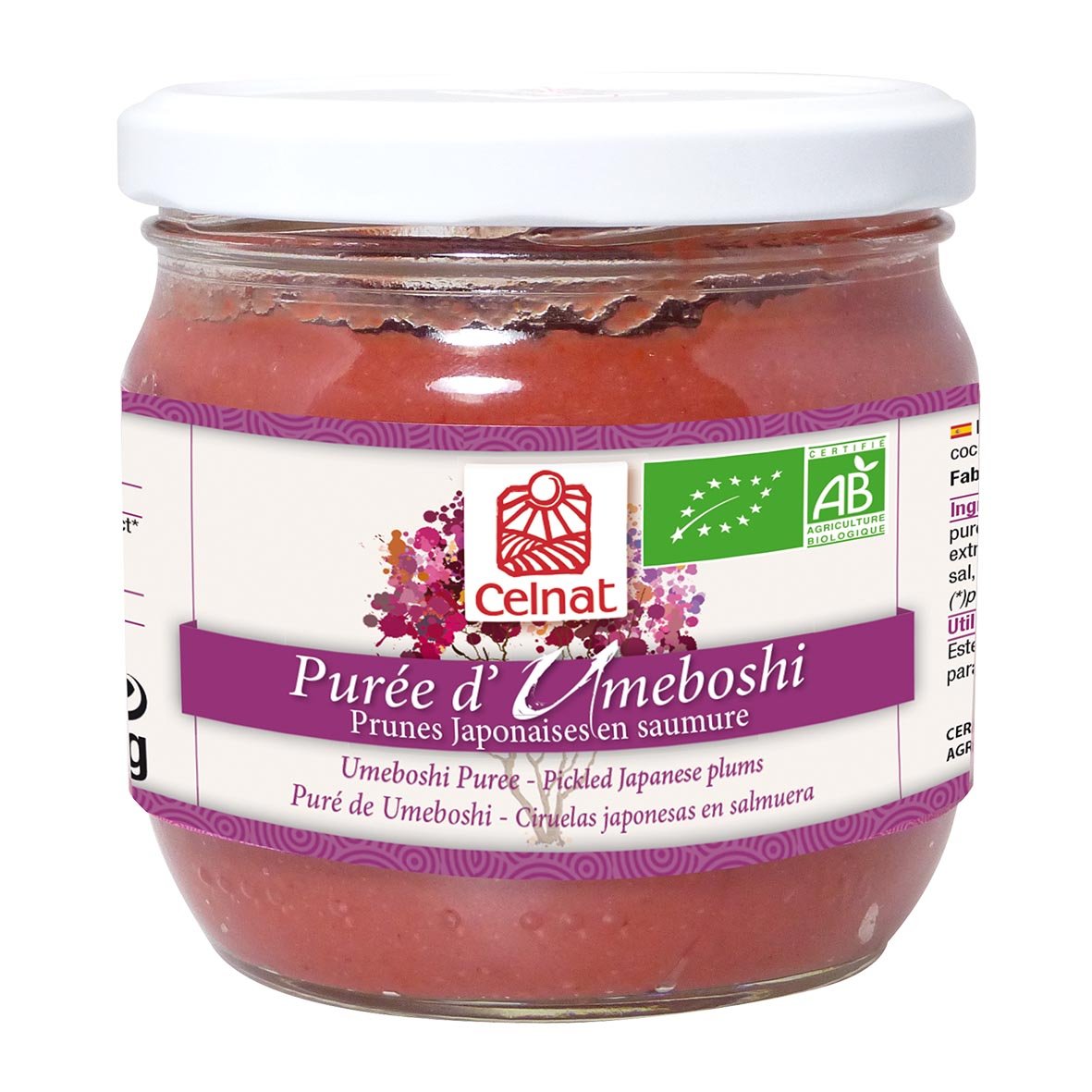 pot de purée d'Umeboshi bio 300G CELNAT